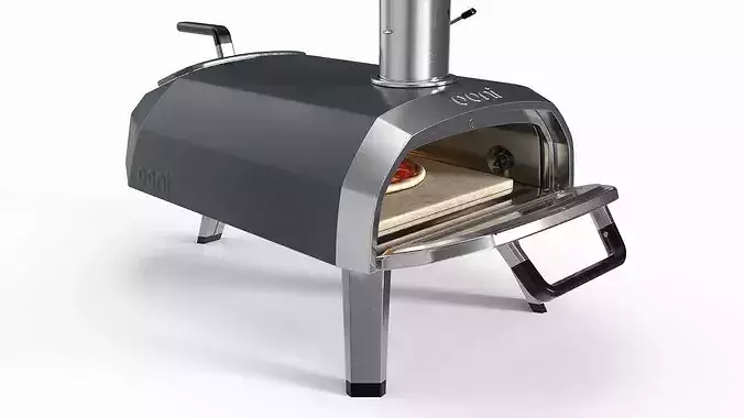 Ooni Outdoor Pizza Oven with Flame 3D model 4