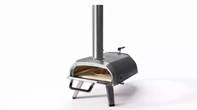 Ooni Outdoor Pizza Oven with Flame 3D model