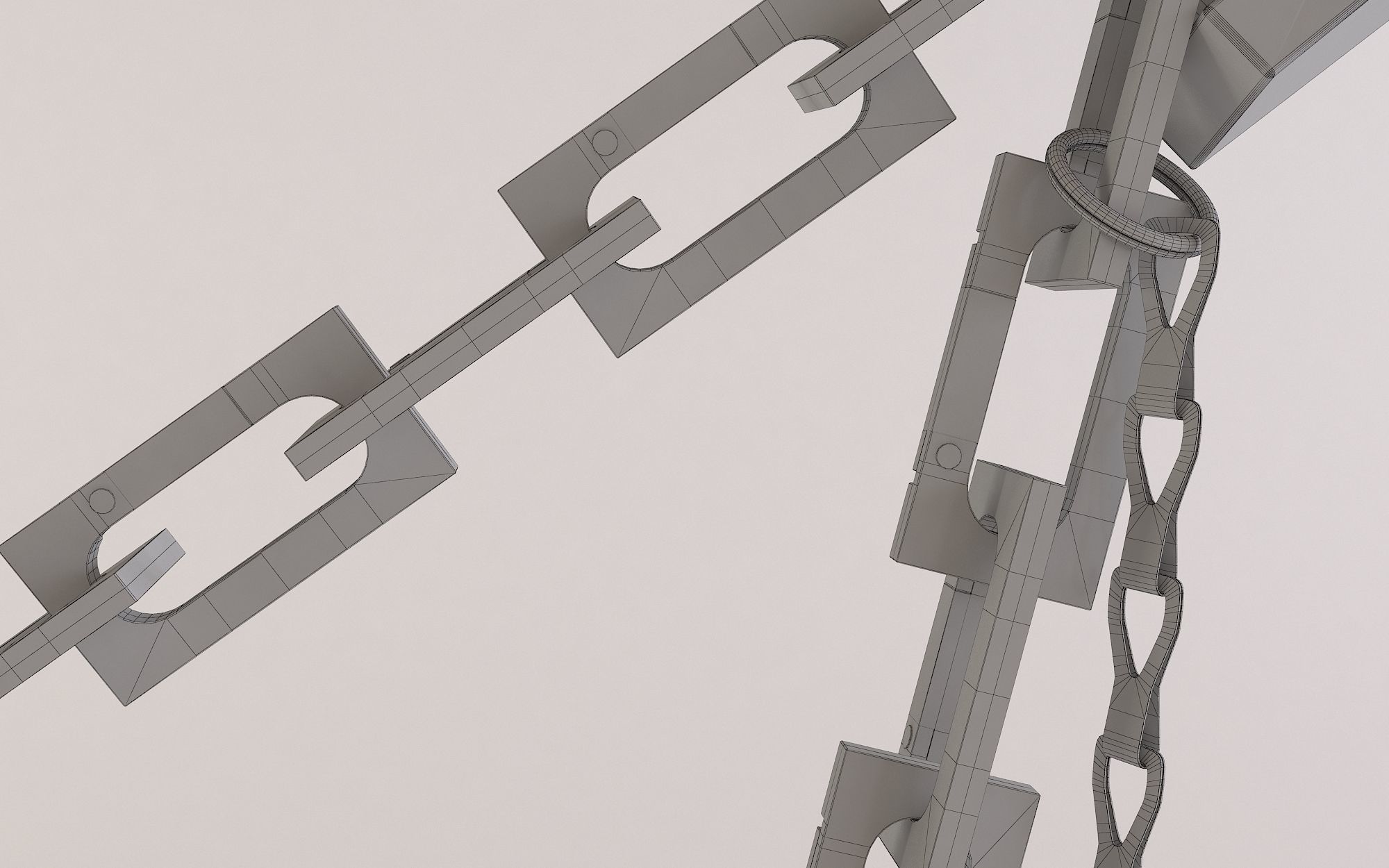 Hanging custom light 3D model_4