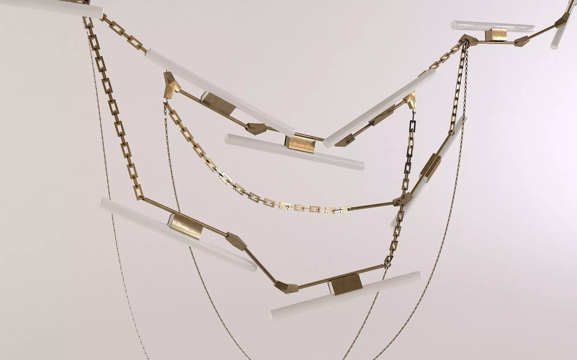 Hanging custom light 3D model_0