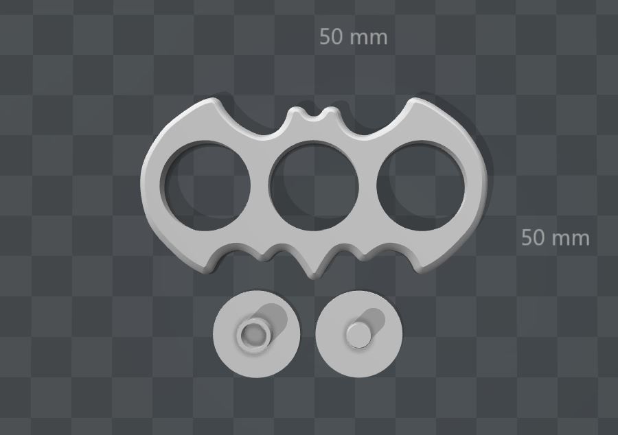 Hand Spinner Batman 3D print model_1