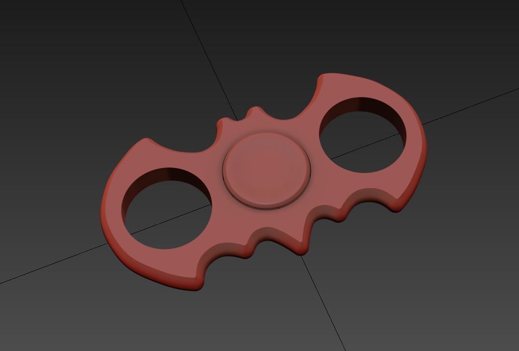 Hand Spinner Batman 3D print model_2