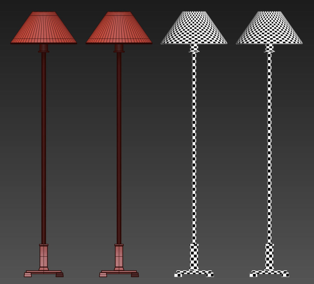 RH PETITE CANDLESTICK TABLE LAMP 3D model_3