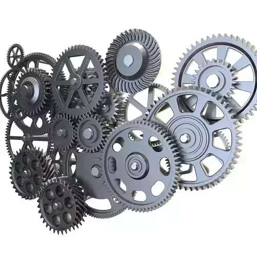 Gear mechanism set 3D model Gear mechanism set 3D model