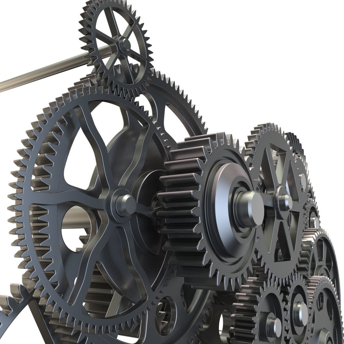 Gear mechanism set 3D model_19
