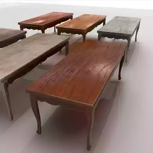 Old wooden tables PBR
