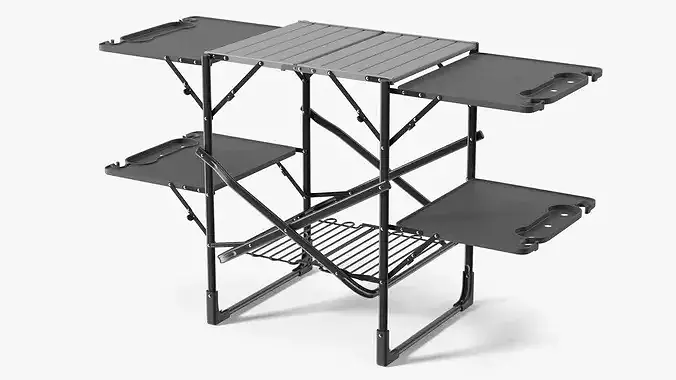 Multi Tier Utility Camp Table 3D model