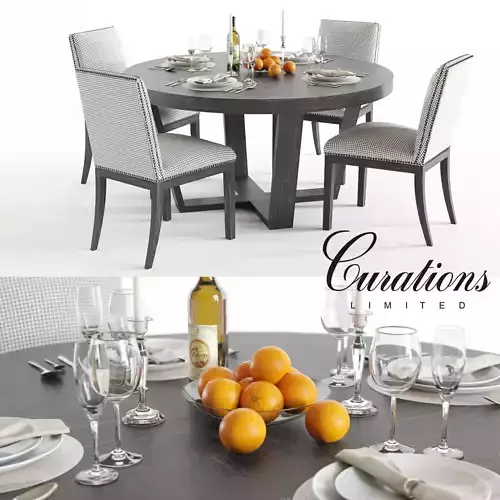 Curations Limited Turin and Pavia dining set