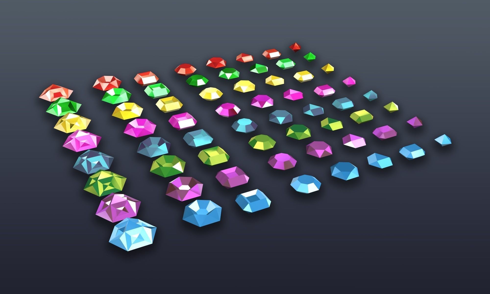3DRT - Lowpoly Fantasy props bundle Low-poly 3D model_22