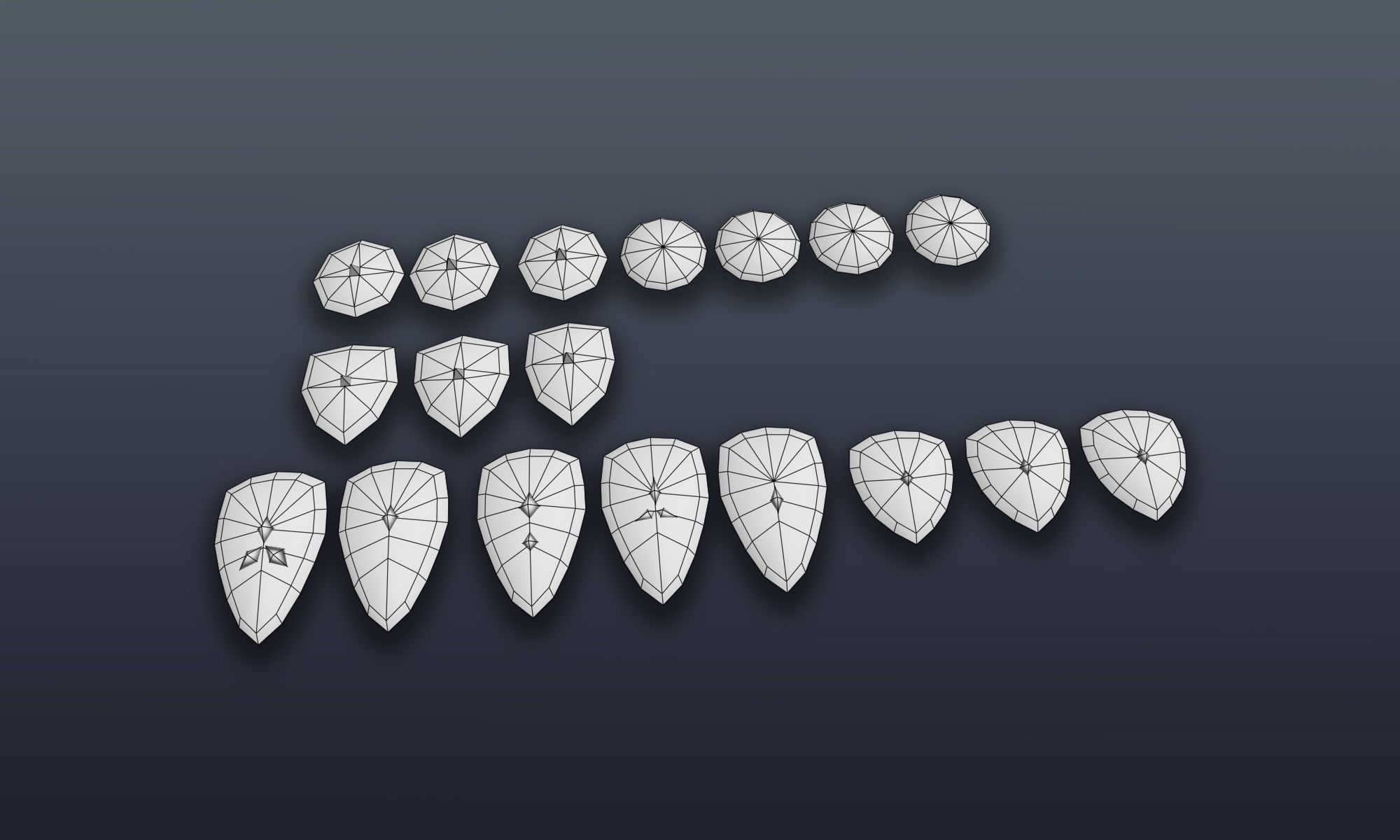 3DRT - Lowpoly Fantasy props bundle Low-poly 3D model_41