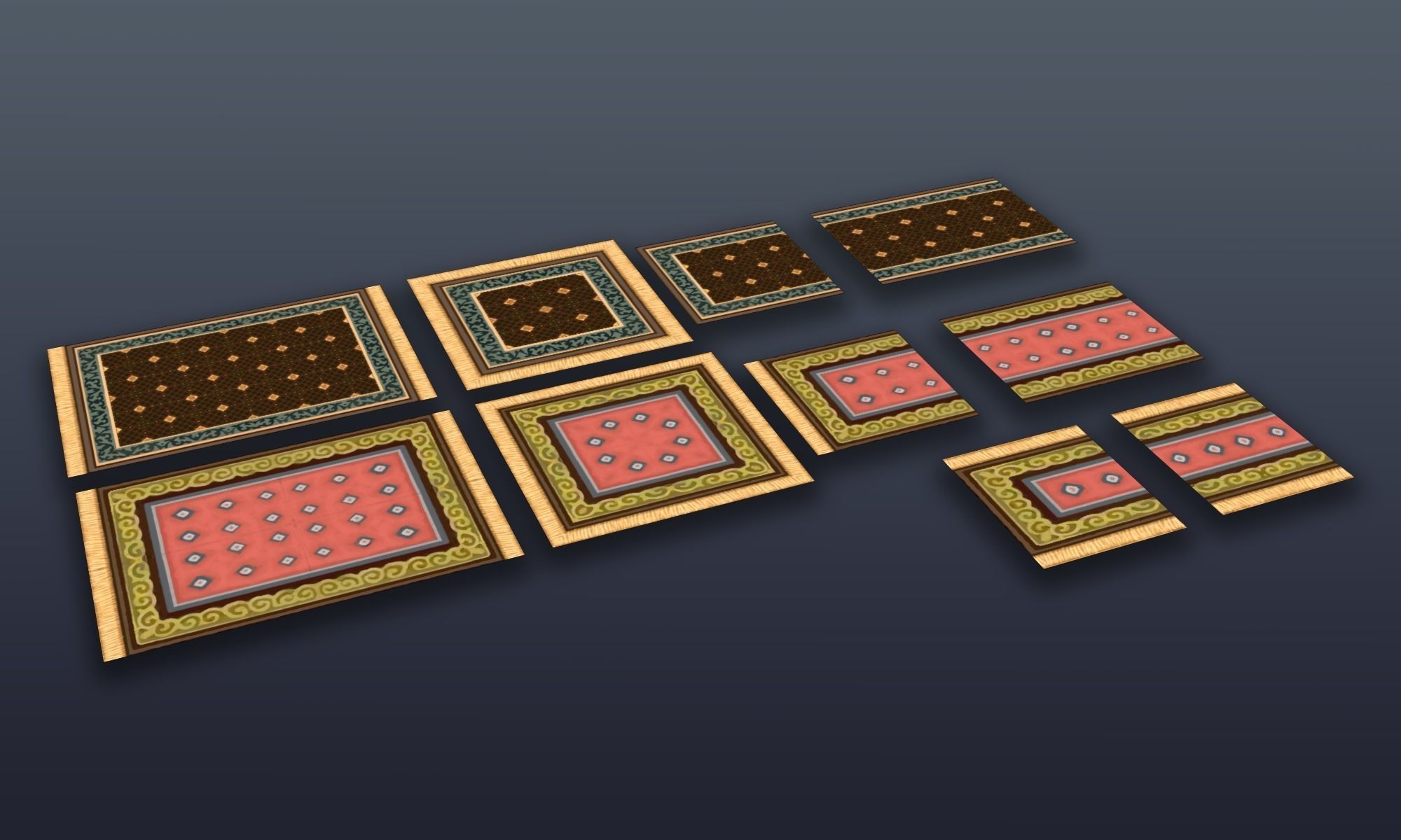 3DRT - Lowpoly Fantasy props bundle Low-poly 3D model_39