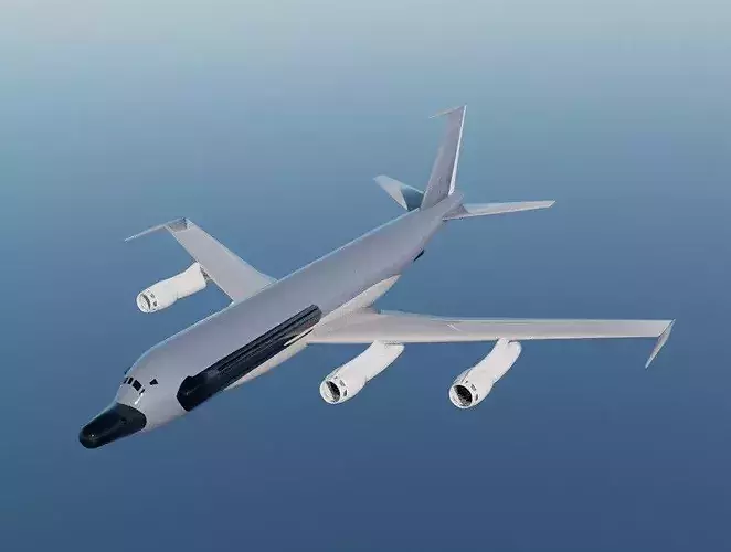 RC-135S Style Military Jet - Custom 1950s Transport