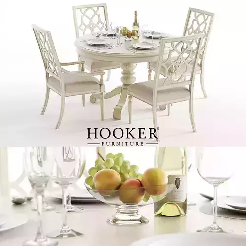 Hooker Sandcastle 48 Dining Set