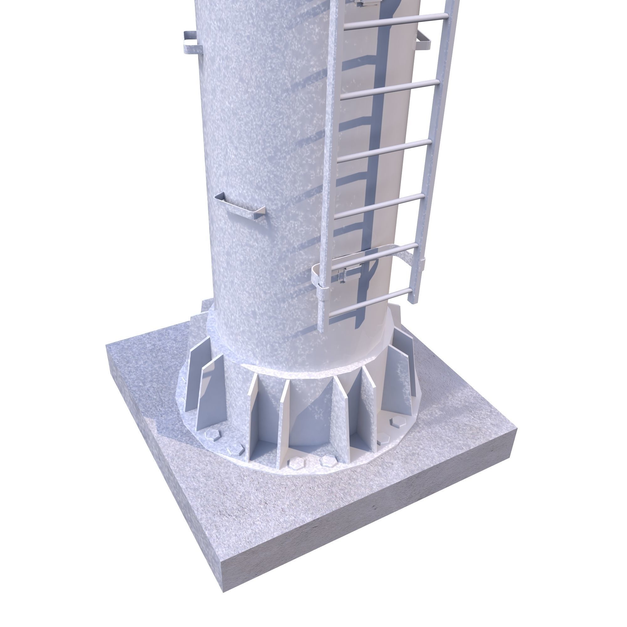 Ski Lift Cableway Car Low-poly 3D model_23