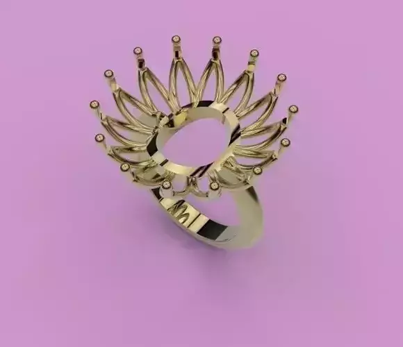sterling ring 3D print model