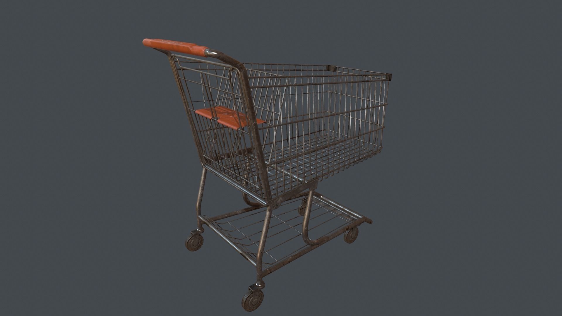 3D model GEN Shopping Cart PBR Game Ready VR / AR / lowpoly CGTrader