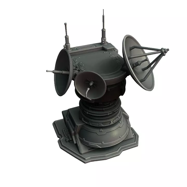 Satellite The Promised Asteroid VII - RPG Tabletop Figure 3D print model