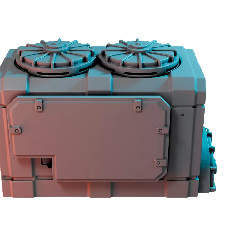 Power Box The Promised Asteroid VIII - Scale Tabletop Model 3D print model