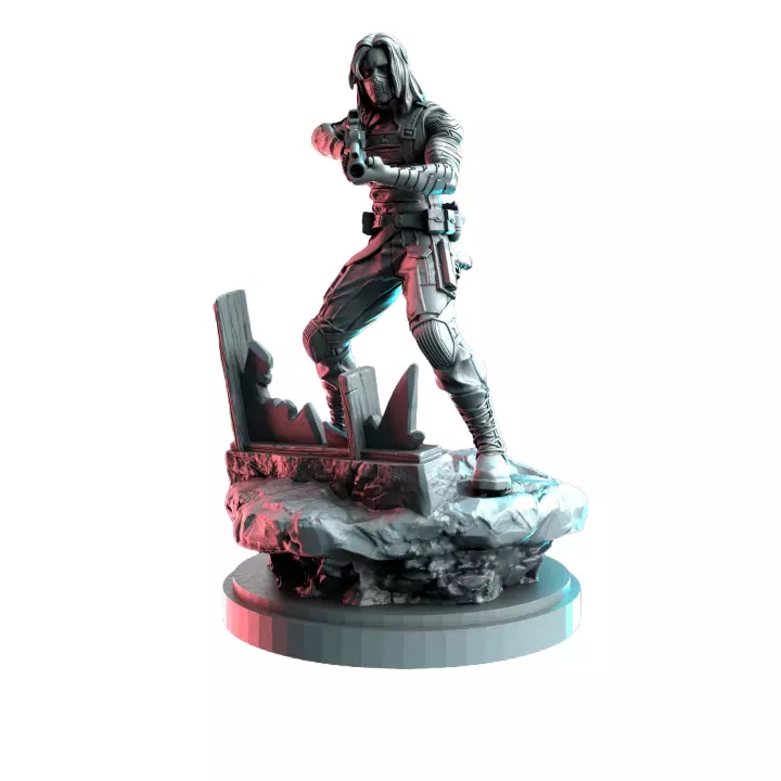 Buckshot IV - Fantasy 3D Print Model 3D print model