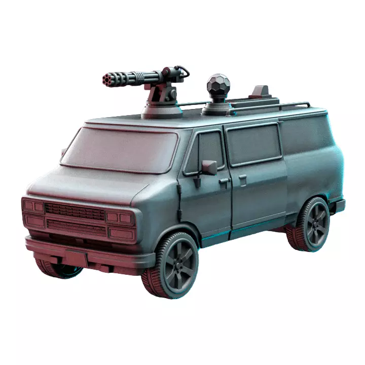 Hitman Van X - Collectible Hero Figurine 3D print model