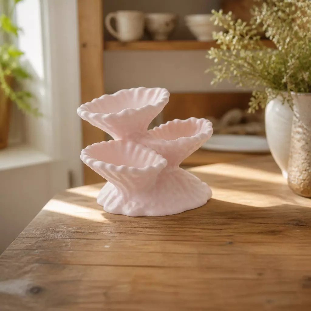 Tiered Coral Organizer - Coastal Jewelry Holder and Vanity Tray Free 3D print model