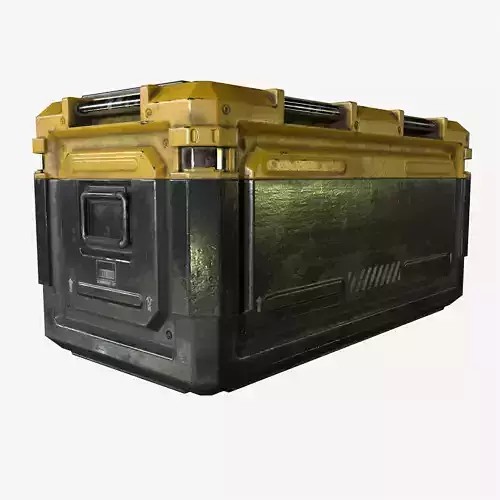 Sci Fi Industrial Crate Game Ready PBR Textures 
