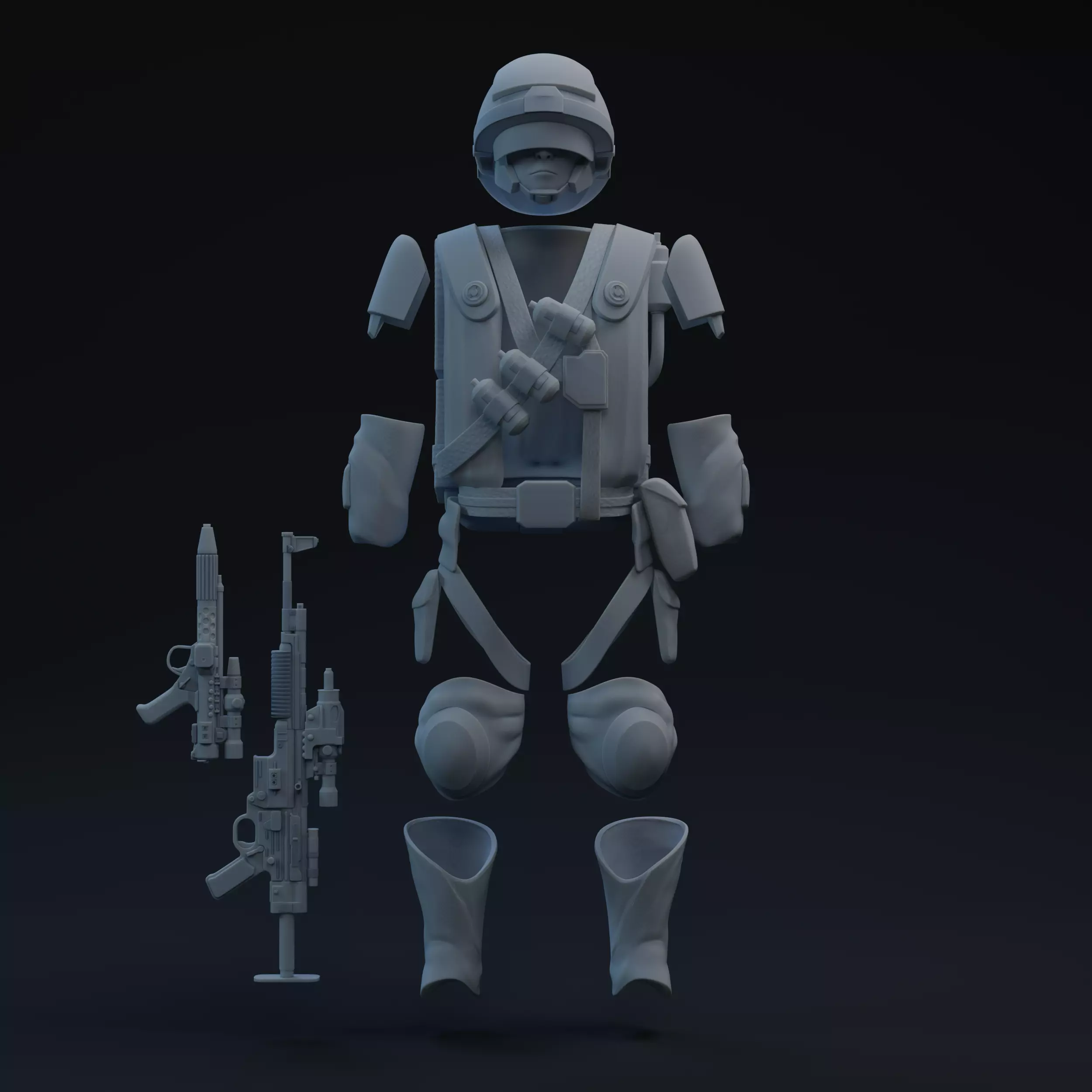 One Twelfth Scale Proto Rebel Sabateur Printable Kit 3D print model