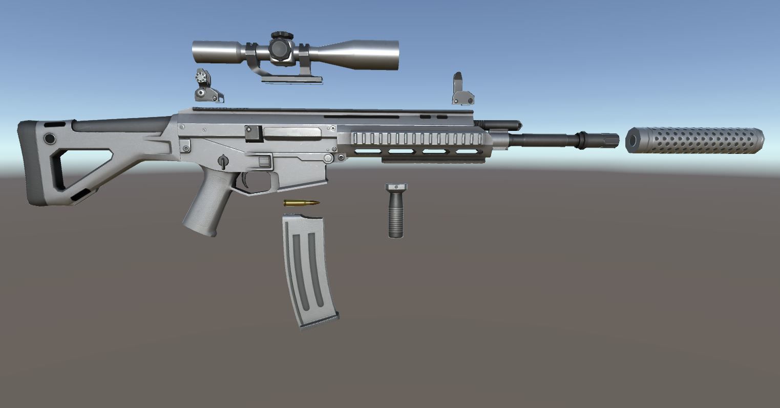 Customizable Female Soldiers Classic and Modern Style Low-poly 3D model_21