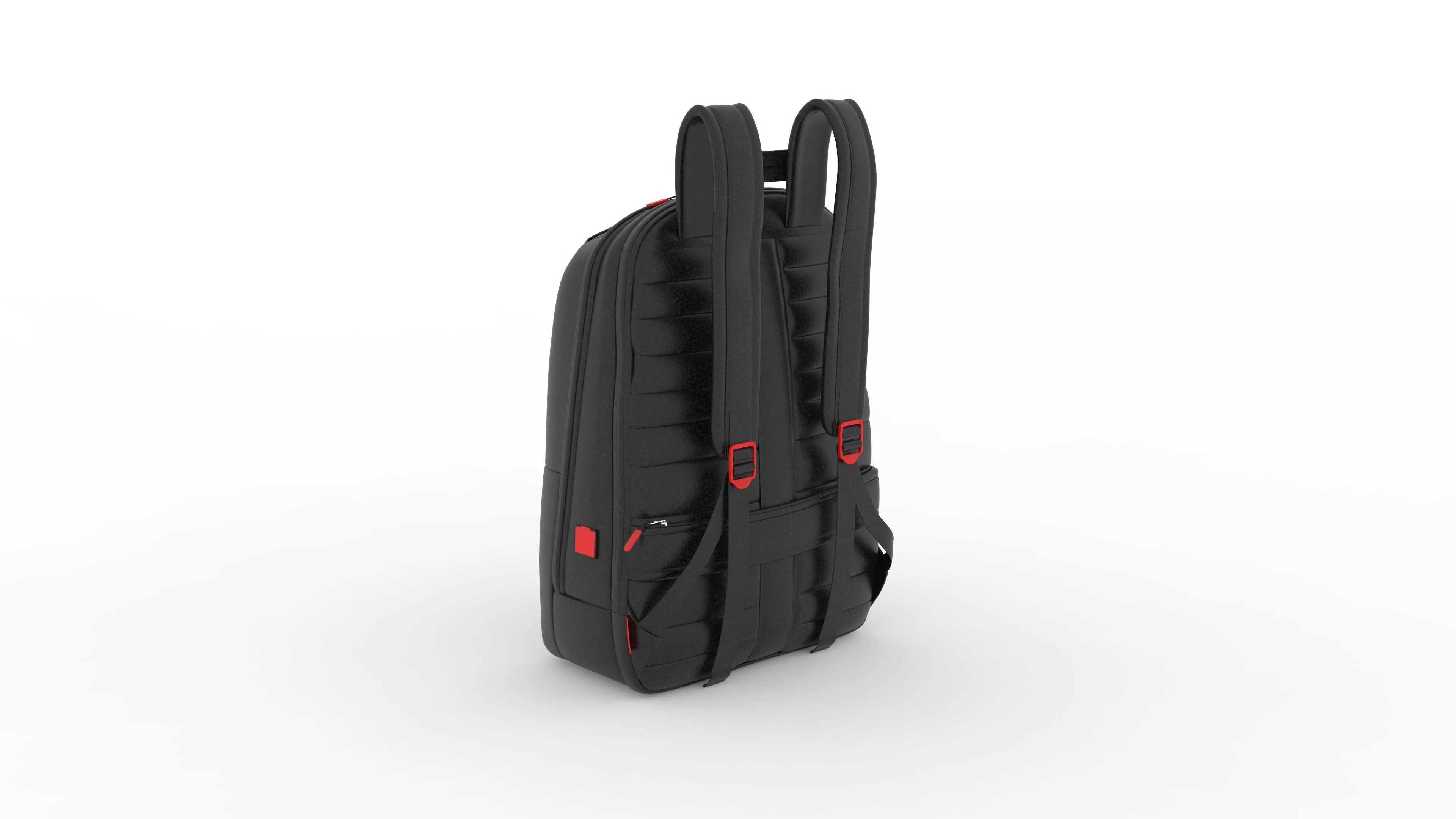 Backpack bag baggage Low-poly 3D model