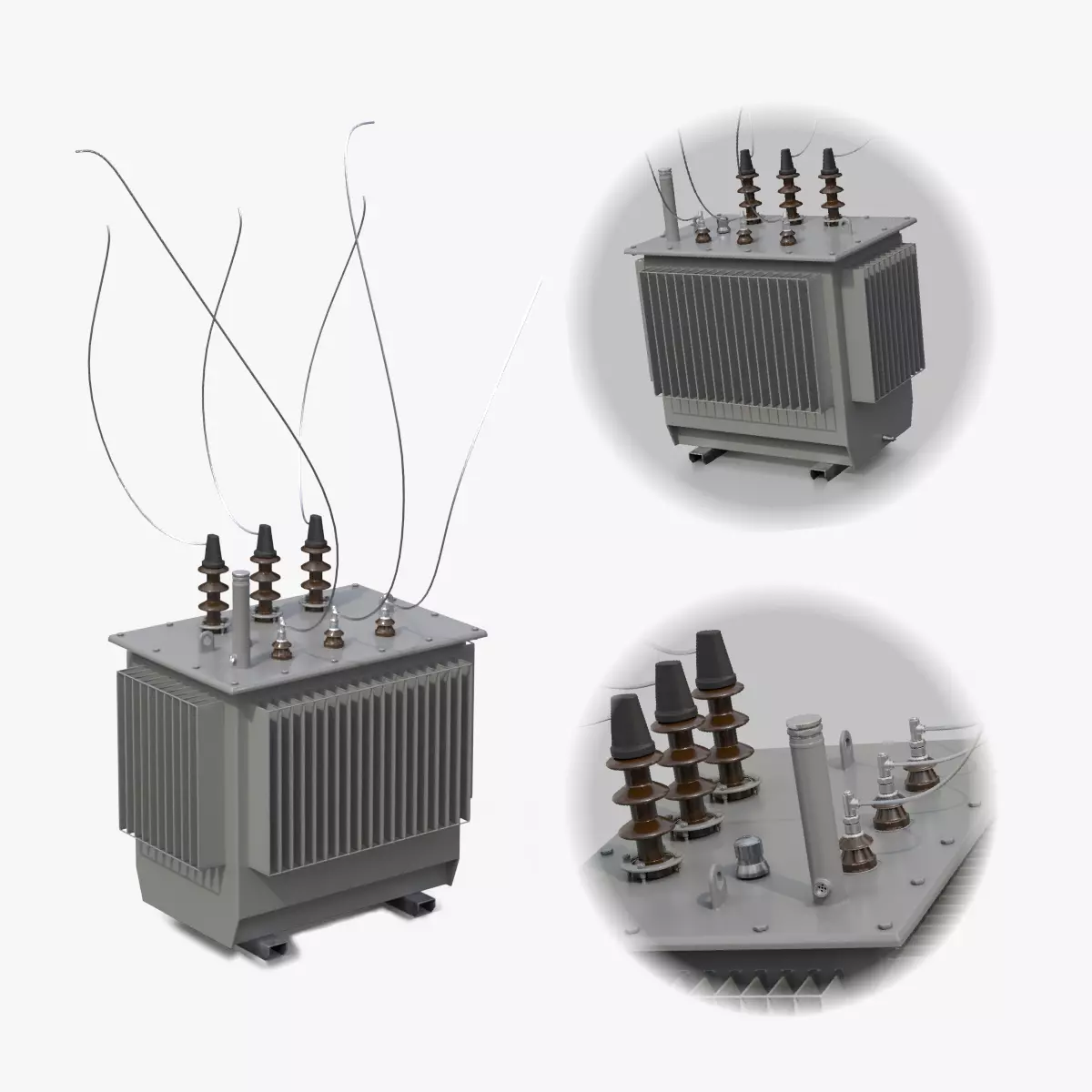 Electrical Distribution Transformer 3D model