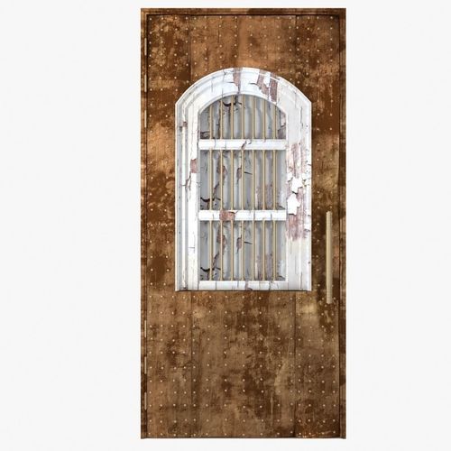 Old medieval door 3D model