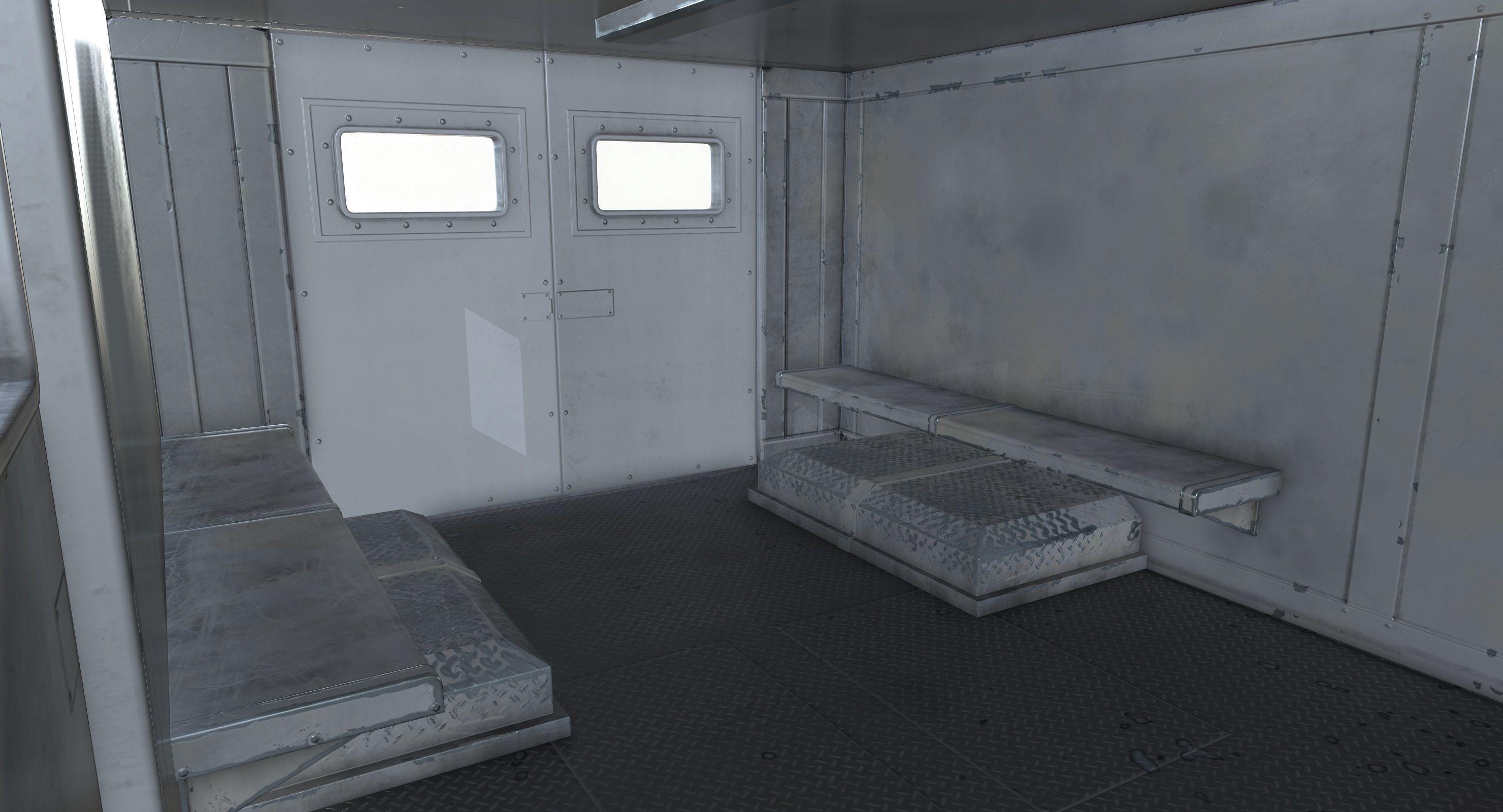 SWAT Truck 3d Vehicle Game Ready  Low-poly 3D model_27