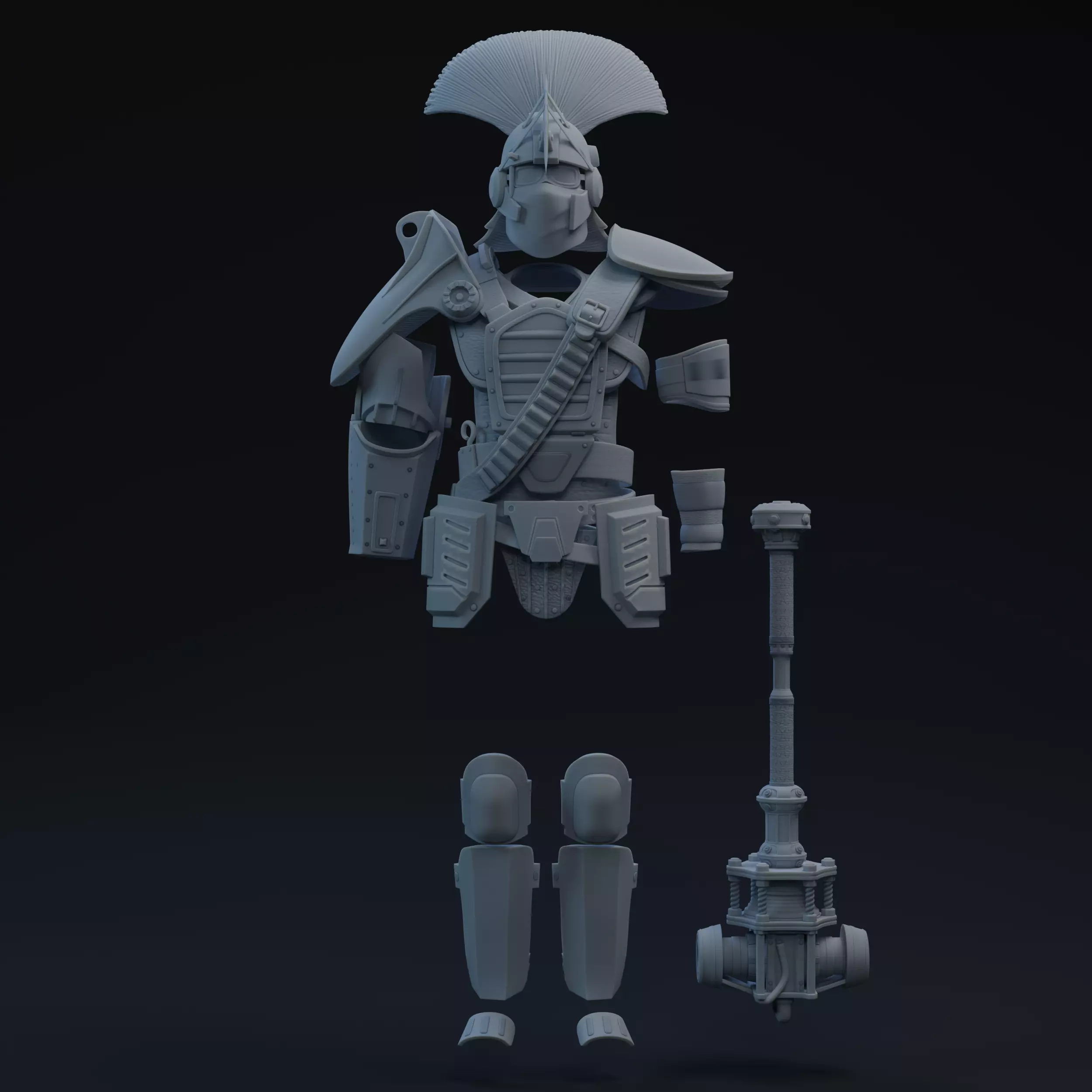 One Twelfth Scale FNV Legion Centurion Printable Kit 3D print model