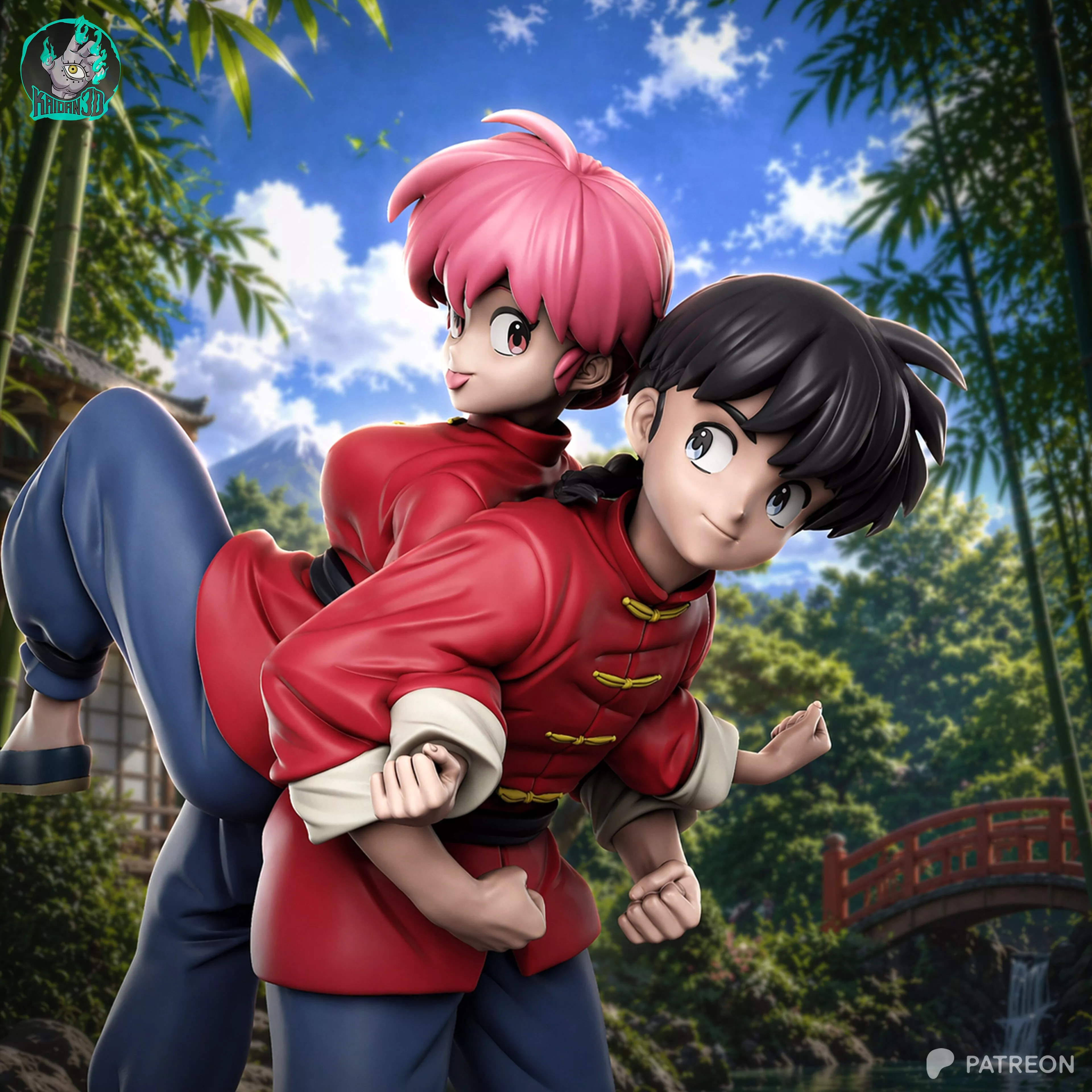 Ranma 1-2 RANMA 1-2 - STL Ready for 3D Printing 3D print model