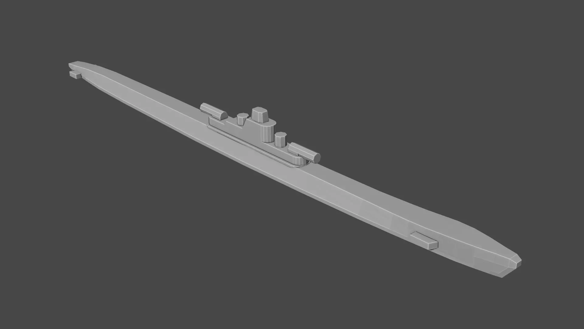 Soviet K Class Submarine Warship Free 3D print model