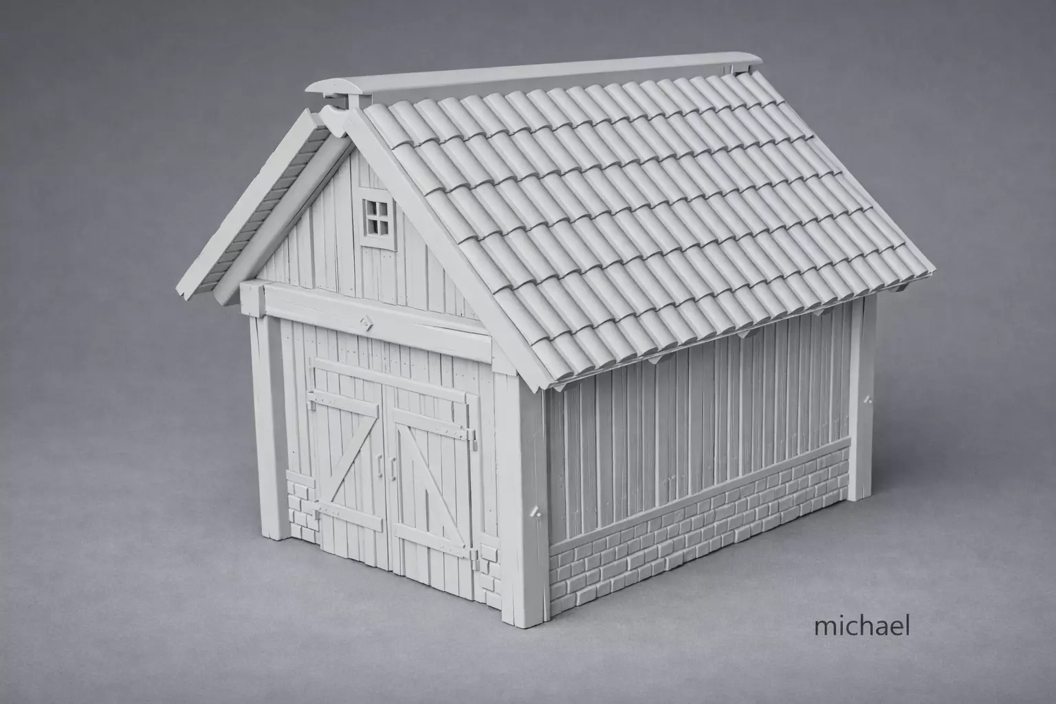 VentRidge Barn 3D print model