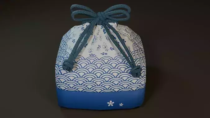 Japanese Drawstring Bag KINCHAKU