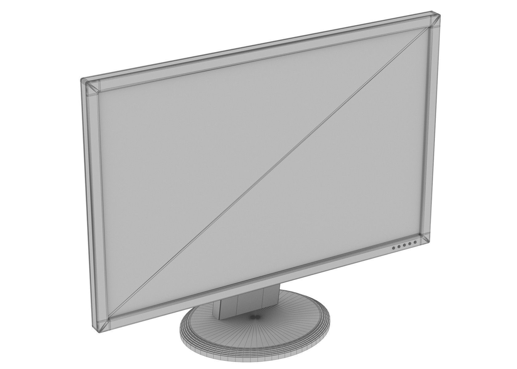 Generic LCD Monitor 3D model_13