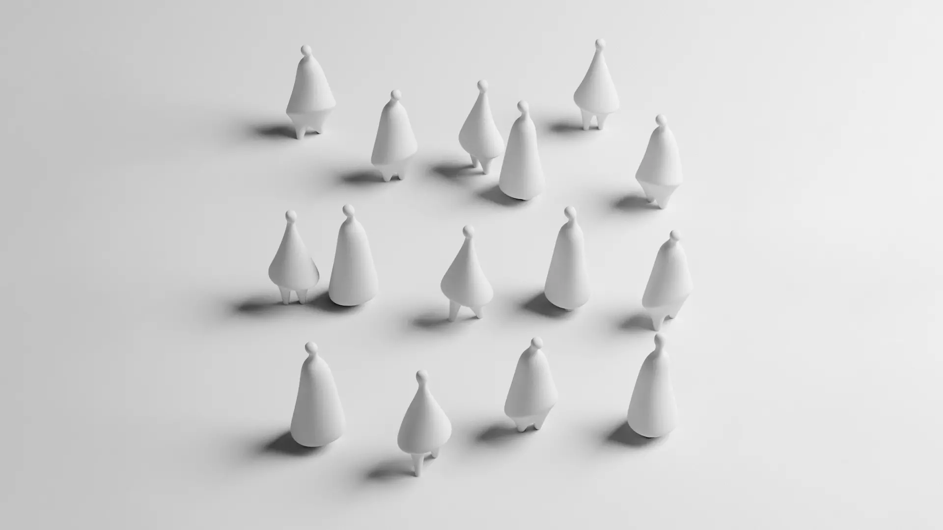 PEOPLE PERSONAS LOWPOLY ESTILIZADO MO3 3D print model
