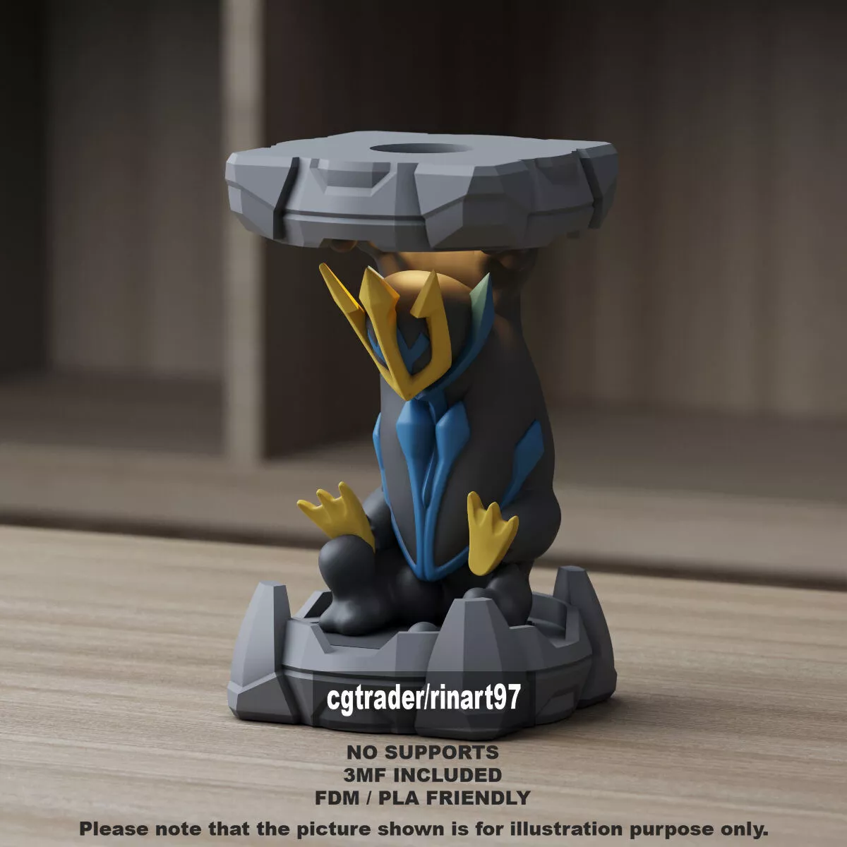 Empoleon in the Clone Lab 3D print model