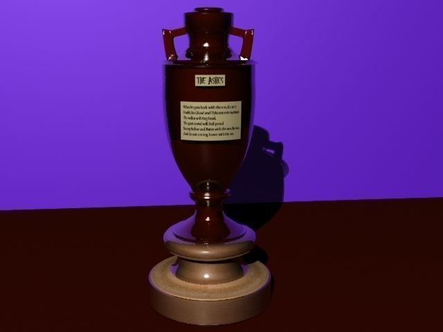 AshesTrophy trophy on table 3D model