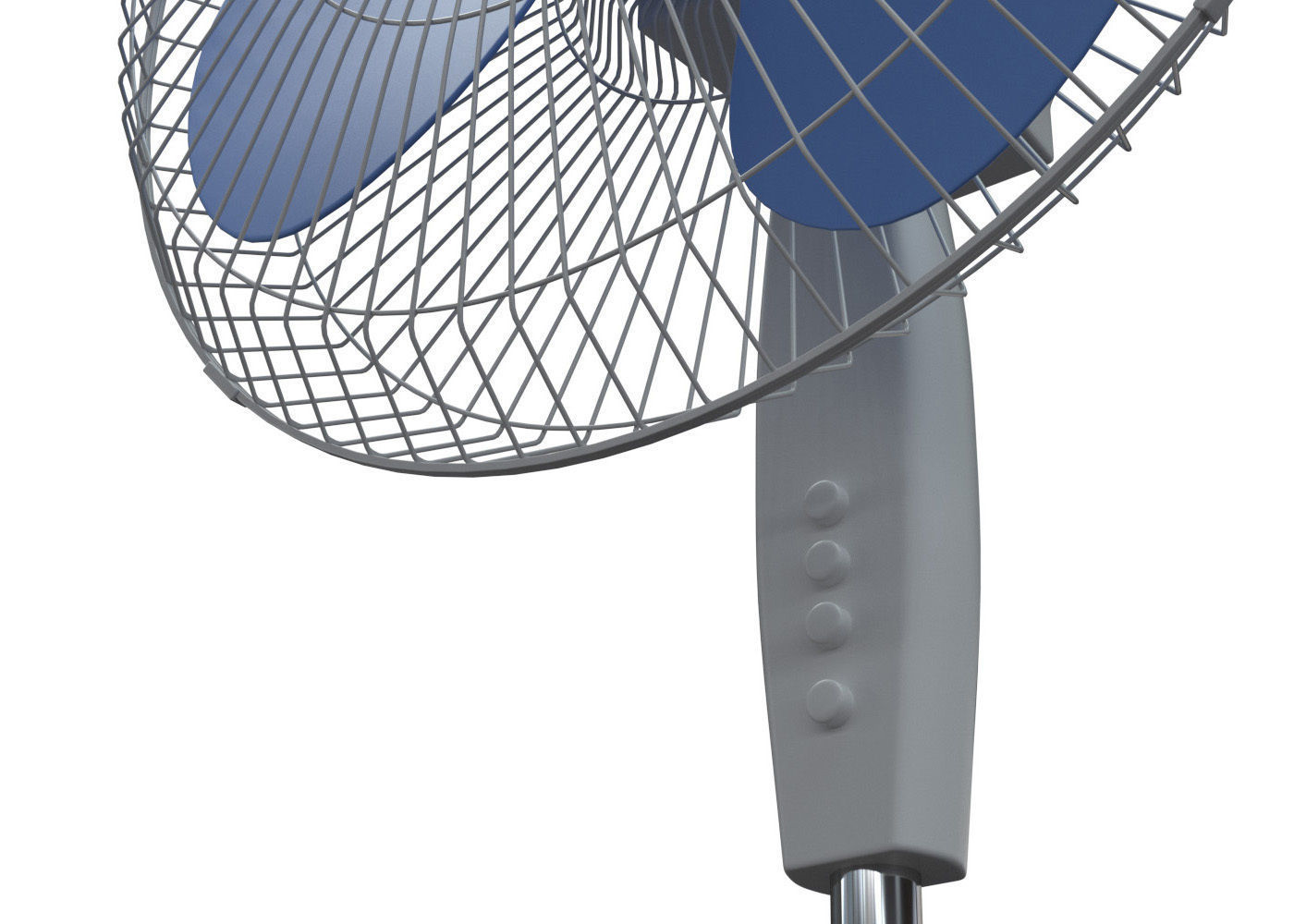 Floor Standing Fan 3D model_8