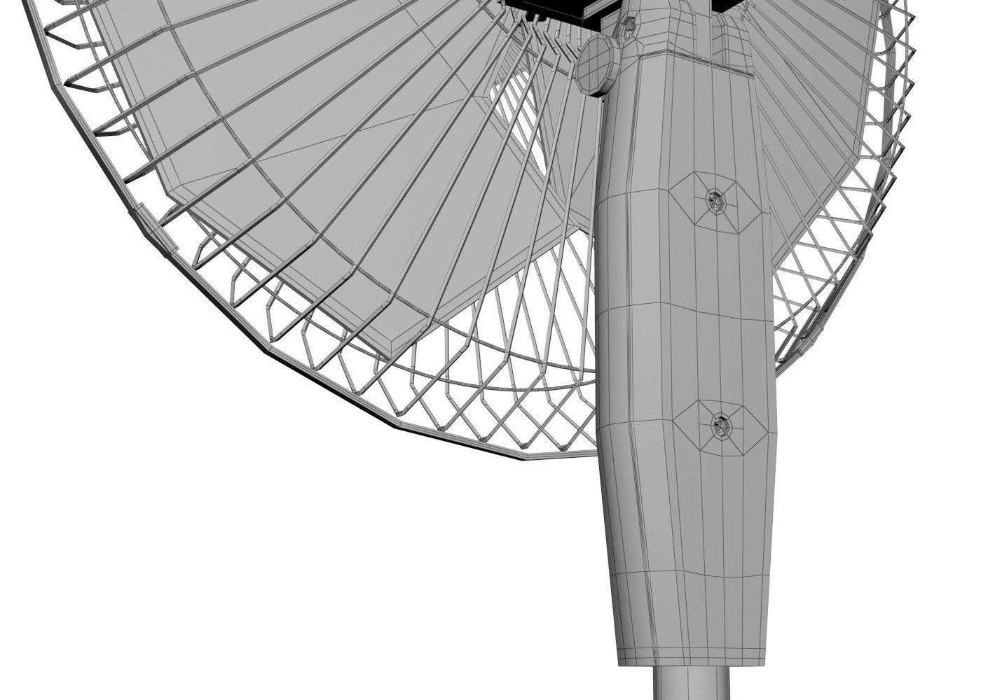 Floor Standing Fan 3D model_16