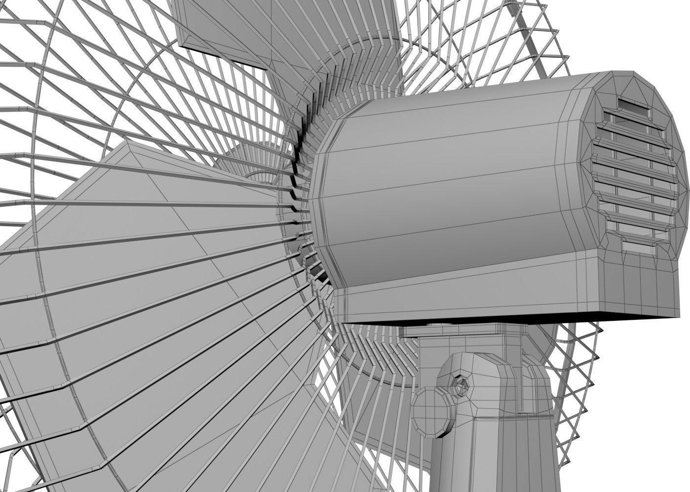 Floor Standing Fan 3D model_14