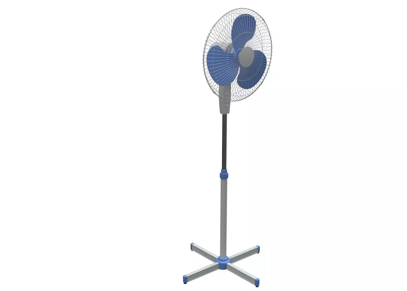 Floor Standing Fan 3D model_0