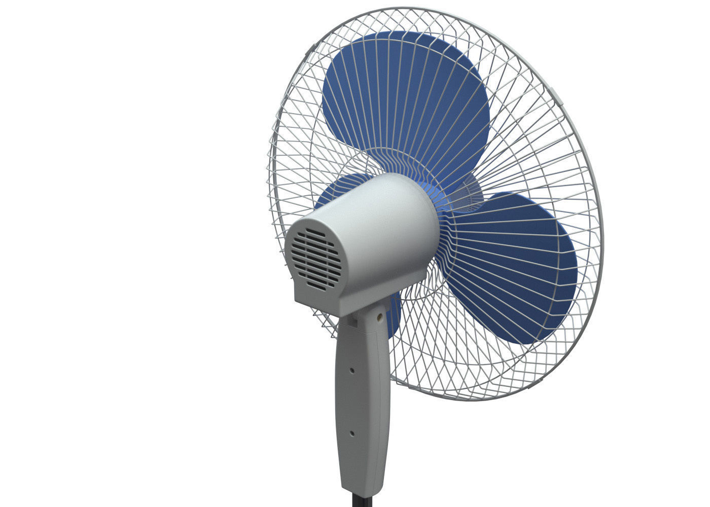 Floor Standing Fan 3D model_3
