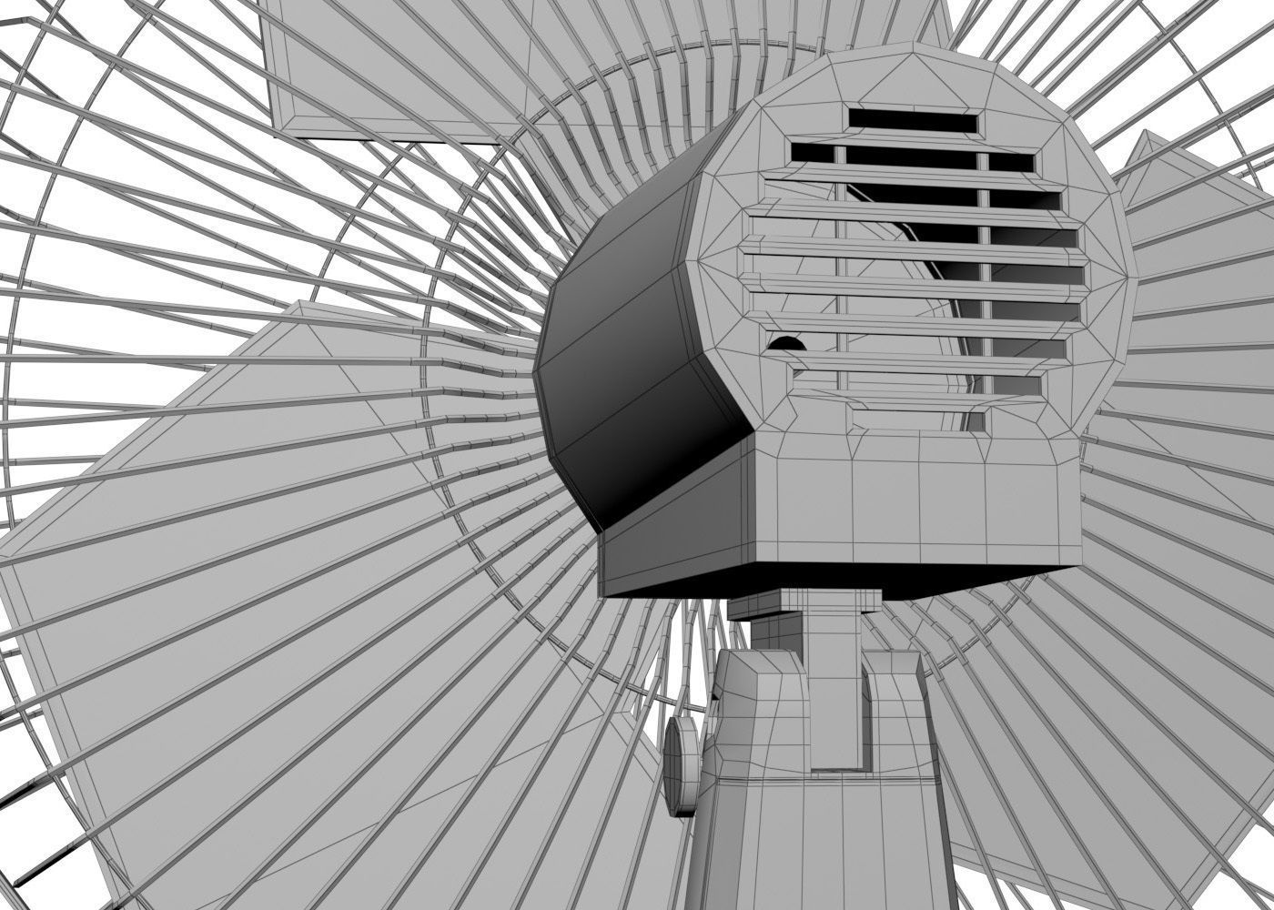 Floor Standing Fan 3D model_15