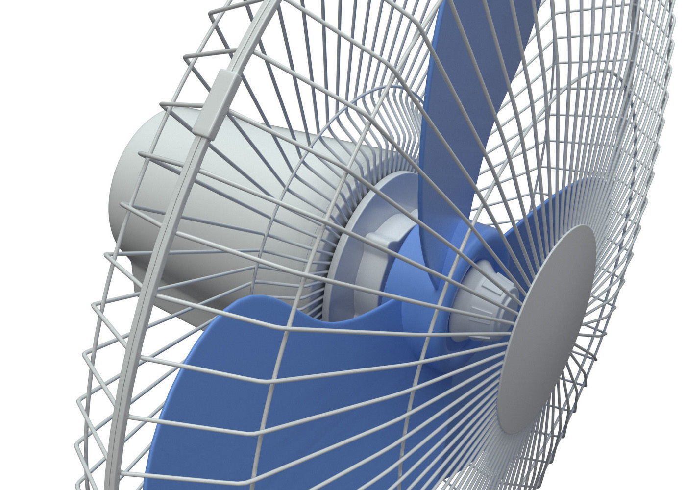 Floor Standing Fan 3D model_4