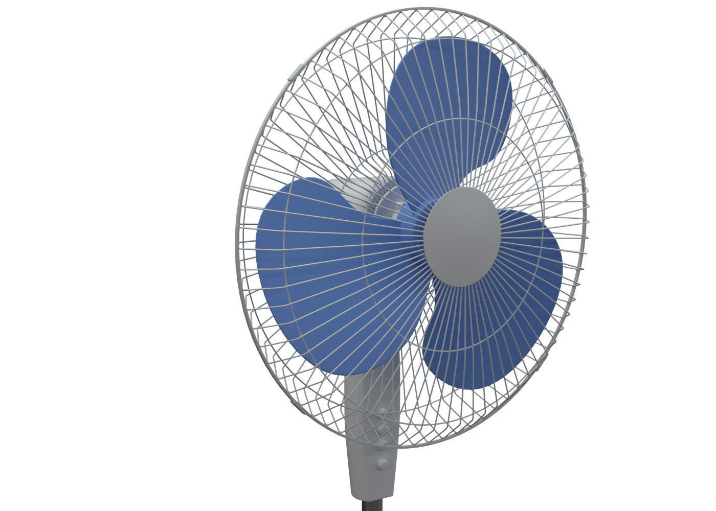 Floor Standing Fan 3D model_1
