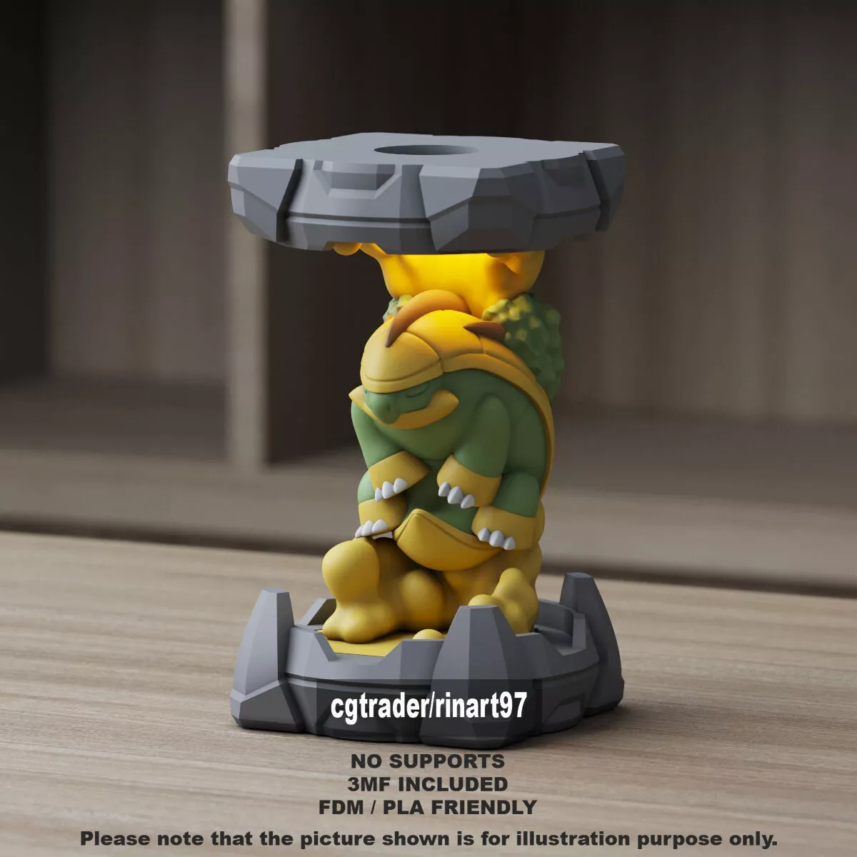 Grotle in the Clone Lab 3D print model